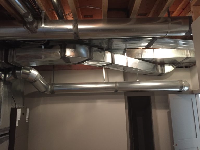 Residential heat pump systems and ducting 2